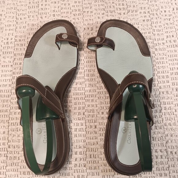 Cole Haan Brown and Green Sandals - Picture 3 of 14